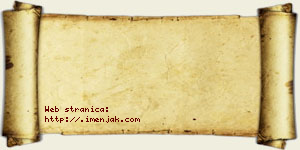 Tara Pejaković vizit kartica